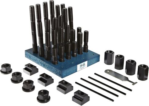 Te-Co 20603 38 Piece T-Nut and Stud Kit, 3/8"-16 Stud x 1/2" Table T-Slot in Saudi Arabia