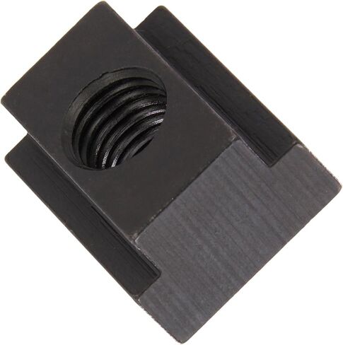 Te-Co 41405 Black Oxide 1018 Steel T-Slot Nut, 3/8"-16 TPI, 1/2" Height x 7/8" Width x 1/2" Table Slot (Pack of 5) in Saudi Arabia