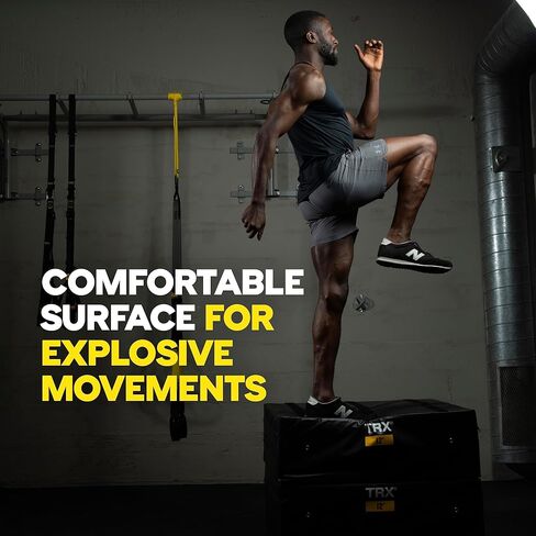 TRX Soft Plyo Box، معدات اللياقة البدنية القابلة للتكديس في صالة الألعاب الرياضية للتمارين البليومترية، وتدريبات خفة الحركة، وتدريبات السرعة in Kuwait
