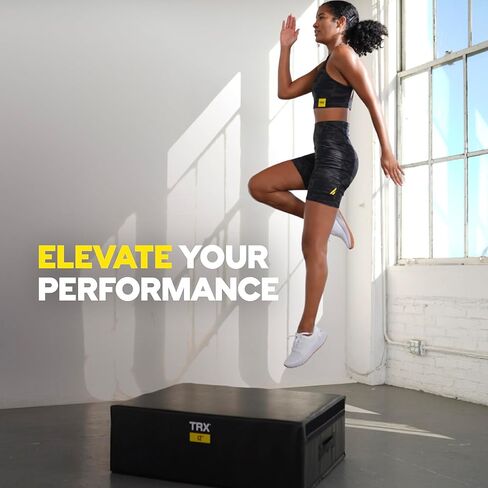 TRX Soft Plyo Box، معدات اللياقة البدنية القابلة للتكديس في صالة الألعاب الرياضية للتمارين البليومترية، وتدريبات خفة الحركة، وتدريبات السرعة in Kuwait