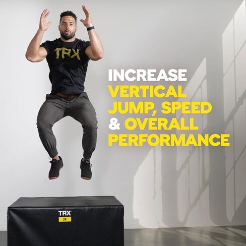 TRX Soft Plyo Box، معدات اللياقة البدنية القابلة للتكديس في صالة الألعاب الرياضية للتمارين البليومترية، وتدريبات خفة الحركة، وتدريبات السرعة in Kuwait