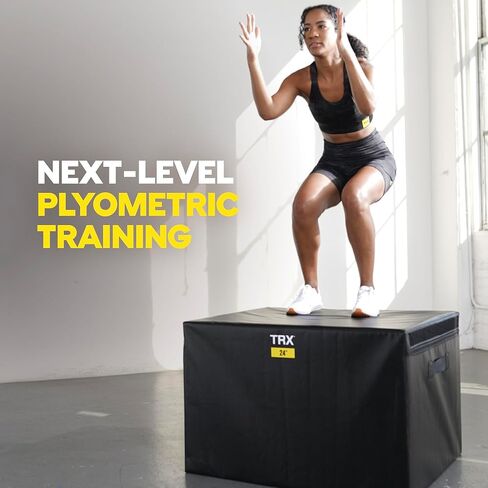 TRX Soft Plyo Box، معدات اللياقة البدنية القابلة للتكديس في صالة الألعاب الرياضية للتمارين البليومترية، وتدريبات خفة الحركة، وتدريبات السرعة in Kuwait