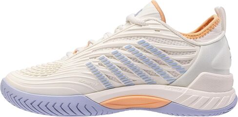 حذاء التنس Hypercourt Supreme 2 للسيدات من K-Swiss (رمادي بنفسجي/أبيض/أخضر ليموني) in Kuwait