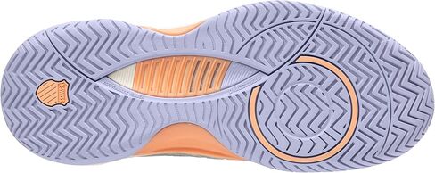 حذاء التنس Hypercourt Supreme 2 للسيدات من K-Swiss (رمادي بنفسجي/أبيض/أخضر ليموني) in Kuwait