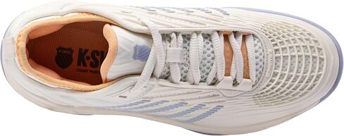 حذاء التنس Hypercourt Supreme 2 للسيدات من K-Swiss (رمادي بنفسجي/أبيض/أخضر ليموني) in Kuwait
