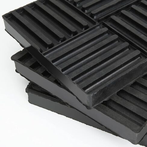 8 قطع وسادات مضادة للاهتزاز، مقاس 16.5 سم × 6.5 سم × 0.8 سم، وسائد مطاطية مضلعة لعزل الاهتزاز لمكيفات الهواء، والتدفئة والتهوية وتكييف الهواء، والضواغط، وأجهزة المشي in Kuwait