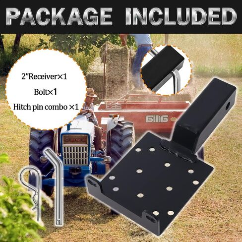 لوحة تثبيت ونش مع جهاز استقبال 2 بوصة، دعامة تثبيت ونش مقطورة لمركبات ATV وUTVs والمقطورة والشاحنات ومعدات الحديقة والحدائق (3600 رطل) in Kuwait