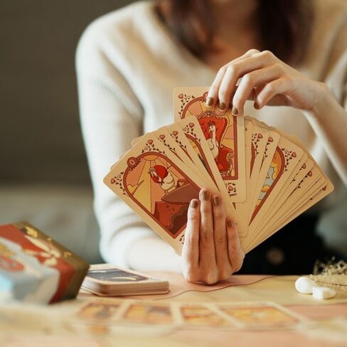 مجموعة بطاقات التارو اللطيفة من Goose، 78 قطعة من بطاقات التارو الحيوانية في صندوق صلب، الحجم القياسي: 4.75 بوصة × 2.75 بوصة (120 مم × 70 مم) in Kuwait