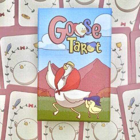 مجموعة بطاقات التارو اللطيفة من Goose، 78 قطعة من بطاقات التارو الحيوانية في صندوق صلب، الحجم القياسي: 4.75 بوصة × 2.75 بوصة (120 مم × 70 مم) in Kuwait
