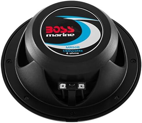 BOSS Audio Systems MR52B 150 Watt Per Pair, 5.25 Inch, Full Range, 2 Way Weatherproof Marine Speakers Sold in Pairs, Black in Saudi Arabia