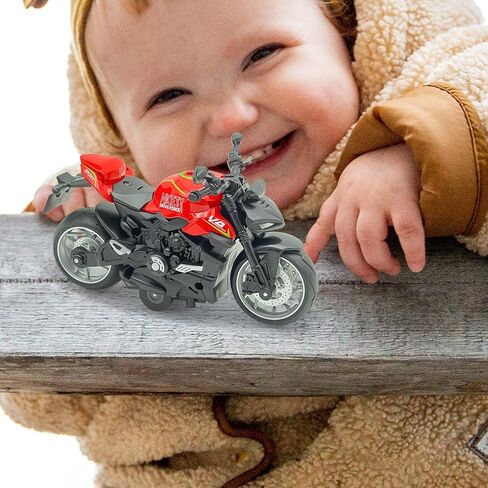 لعبة الدراجة النارية مينغ يو - ألعاب الدراجات النارية للأطفال من سن 3-5 و5-8، لعبة دراجات نارية صغيرة مع أضواء وأصوات للأولاد والبنات من عمر 3 سنوات فما فوق (أسود) in Kuwait