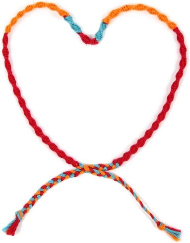 سوار الصداقة (كوميهيمو) (بأربعة ألوان) من هيدا (ياباني).[اسمك.] المكان المقدس، صناعة يدوية لحرفي هيدا. in Saudi Arabia