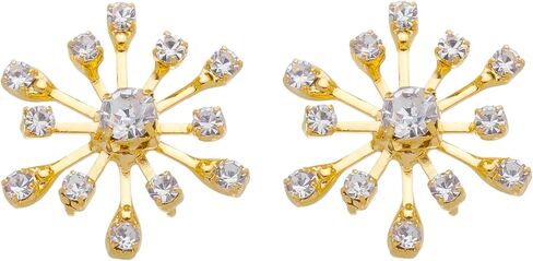 ATENA 18K Gold Plated Ear Jacket Earrings for Women | Small Collection in Saudi Arabia