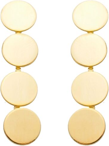 ATENA 18K Gold Plated Ear Jacket Earrings for Women | Small Collection in Saudi Arabia