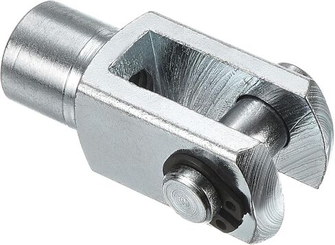 PATIKIL M6x1 Air Cylinder Rod Clevis End, 3 Pack Female Thread Y Connector 33mm Length for Air Cylinder Foot Mounting Work, Silver in Saudi Arabia