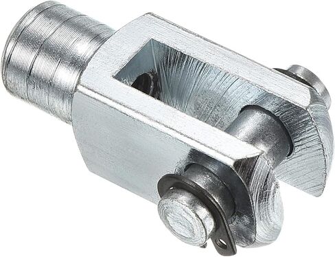 PATIKIL M6x1 Air Cylinder Rod Clevis End, 3 Pack Female Thread Y Connector 33mm Length for Air Cylinder Foot Mounting Work, Silver in Saudi Arabia