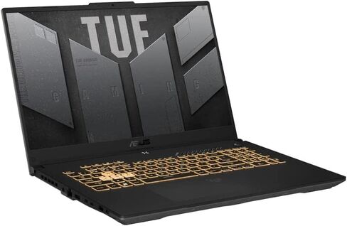 كمبيوتر محمول للألعاب ASUS TUF A17 - شاشة 17.3 بوصة FHD 144 هرتز، AMD Ryzen 7-7735HS، NVIDIA GeForce RTX 4060، 32 جيجابايت DDR5، 1 تيرابايت SSD، لوحة مفاتيح بإضاءة خلفية، Wi-Fi 6، Windows 11 Pro، مع حامل كمبيوتر محمول in Saudi Arabia