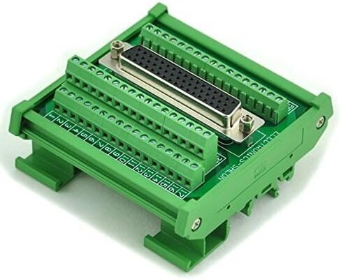 إلكترونيات-صالون D-SUB DB50 وحدة واجهة تثبيت السكك الحديدية DIN أنثى، لوحة القطع. in Kuwait