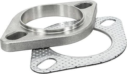 1.75 بوصة 2-بولت مجموعة توصيل شفة العادم، شفة وحشية لرؤوس العادم توربو النازل Catback الفولاذ المقاوم للصدأ 45 مم in Kuwait