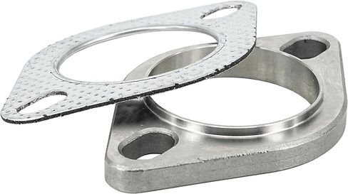 1.75 بوصة 2-بولت مجموعة توصيل شفة العادم، شفة وحشية لرؤوس العادم توربو النازل Catback الفولاذ المقاوم للصدأ 45 مم in Kuwait