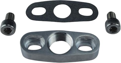 ICT Billet Heavy Duty GT15-GT35 Aluminum Turbo Oil Return Drain Flange T3 1/2npt GT25 GT30 HD National Pipe Thread Designed & Manufactured in the USA 551163 in Saudi Arabia