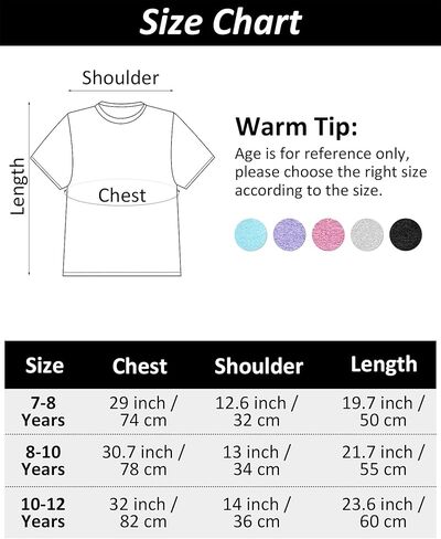 تي شيرت بناتي مناسب للجفاف مكون من 5 قطع، تي شيرت للأطفال برقبة دائرية، تي شيرت رياضي نشط للأداء الرياضي، قميص يومي كاجوال للأطفال in Kuwait