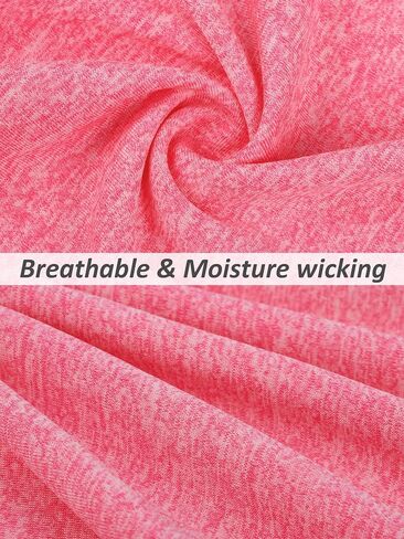 5 Pack Girls Dry-Fit T-Shirt Kids Crew Neck Active Athletic Performance T-Shirt Casual Daily Shirt for Kids in Saudi Arabia