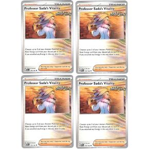 Professor Sada's Vitality 170/182 - Paradox Rift - Pokemon Trainer Card Lot x4 - Playset in Kuwait