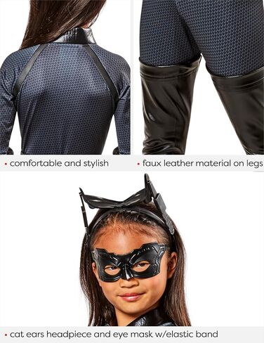 Rubie's Batman Dark Knight Rises Child's Deluxe Catwoman Costume in Saudi Arabia