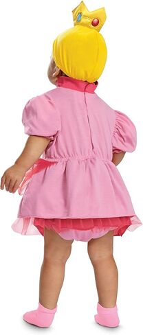 Disguise Infant Princess Peach Costume, Official Super Mario Bros Outfit for Babies in Saudi Arabia