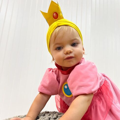 Disguise Infant Princess Peach Costume, Official Super Mario Bros Outfit for Babies in Saudi Arabia