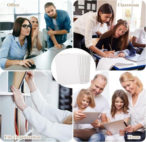 Yeaqee 1-200 Tab Dividers, Numbered Dividers, Un-Punched, Letter Size, White in Saudi Arabia