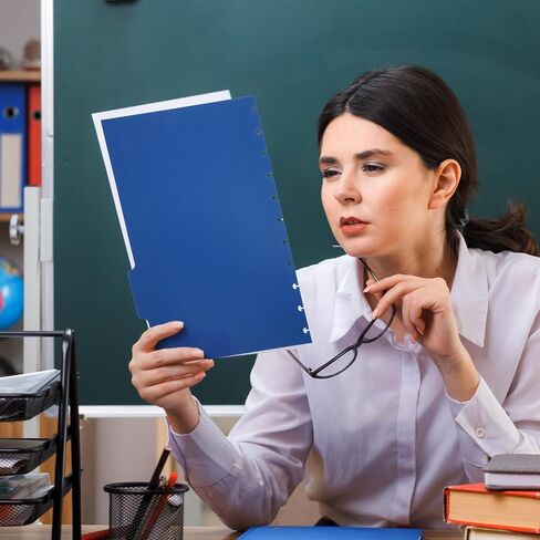 5 علامات التبويب Discbound Dividers ، مقسم الموثق البلاستيكي ، 11 مقسمات مخطط القرص ، ملاحظات أخذ نظام Discbound ، ملحقات مخطط المقسم متعدد الألوان للمكتب ، المدرسة ، اللون 2 in Kuwait