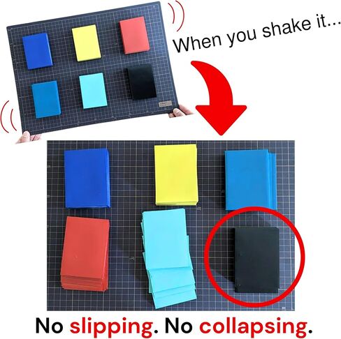 [2 حزمة] الأكمام غير اللامعة Hyper Black (66 × 91mm / 2.5 "× 3.5" ، 128 PCS) Sleeves + 1 Acrylic Trading Card Display Stand | صنع في اليابان | مجموعة الهدايا | مثالي لبطاقات التداول القياسية الحجم in Saudi Arabia