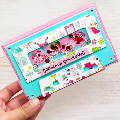KSCRAFT 2025 August Music Theme Metal Cutting Dies Stencils for DIY Scrapbooking Decorative Embossing DIY Paper Card (Cassette Tape Mini Album) in Saudi Arabia