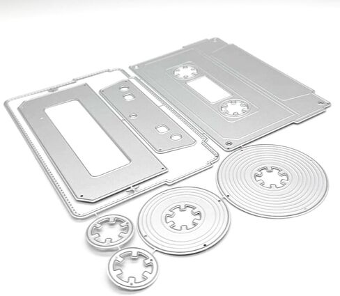 KSCRAFT 2025 August Music Theme Metal Cutting Dies Stencils for DIY Scrapbooking Decorative Embossing DIY Paper Card (Cassette Tape Mini Album) in Saudi Arabia