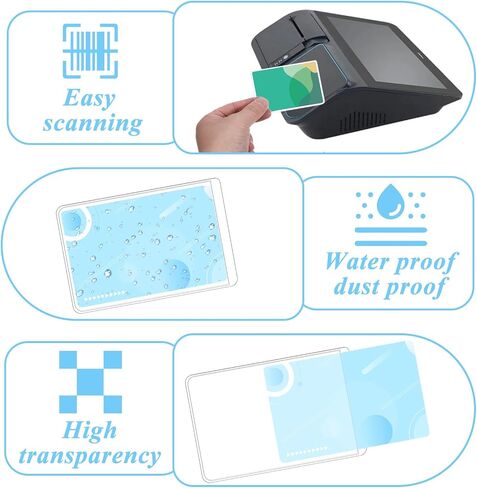 20 PCS Medicare Card Protector Sleeve ، Clear New Medicare Cards Holder Holder Waters in Kuwait