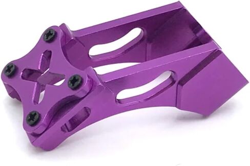 RC Car Accessories لـ WLTOYS 144010 144002 124017 124019 144001 Metal Tail Wing Remote Parts Accessories Wordergores and Epplacements (Purple) in Kuwait