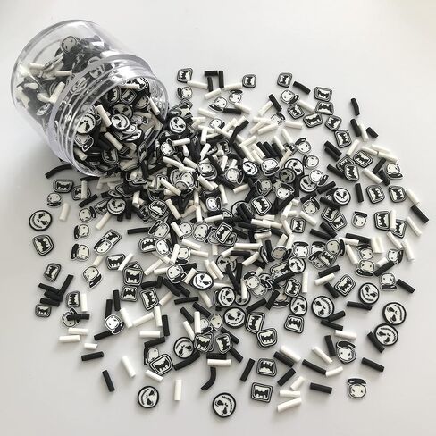 12 Colors Set Halloween Mixes Slices Supplies Polymer Soft Clay DIY Decoration for Resin Nail Art Slime Cake Dessert 12C in Kuwait