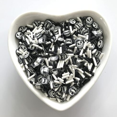 12 Colors Set Halloween Mixes Slices Supplies Polymer Soft Clay DIY Decoration for Resin Nail Art Slime Cake Dessert 12C in Kuwait