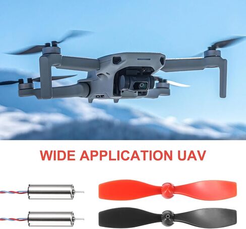 MECCANIXITY Propeller Props 720 Hollow Cup Motors with 4 Pieces of 75MM Drone Propellers AB Blades Spare Parts for Controlling The Hollow Cup Motor of A Quadcopter in Saudi Arabia