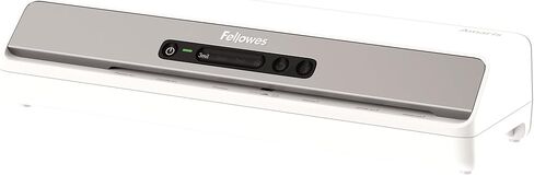 آلة تغليف Fellowes Amaris™ 125، للاستخدام في المدرسة أو المكتب، بعرض 12.5 كحد أقصى، مع 10 أوراق تغليف خالية من المربى in Saudi Arabia