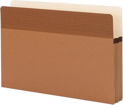 Smead Easy Grip File Pocket ، علامة تبويب مستقيمة ، 1-3/4 "التوسع ، الحجم القانوني ، redrope ، 25 لكل صندوق (73213) in Saudi Arabia