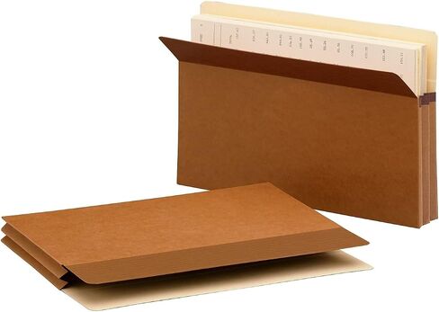Smead Easy Grip File Pocket ، علامة تبويب مستقيمة ، 1-3/4 "التوسع ، الحجم القانوني ، redrope ، 25 لكل صندوق (73213) in Saudi Arabia