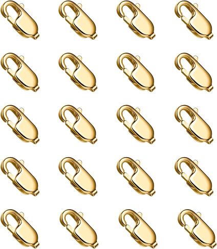 9MM Stainless Steel Lobster Clasps Bulk for Jewelry Making, 20PCS 316 Stainless Steel Lobster Claw Clasps Bulk for DIY Craft Necklace Bracelet Jewelry Making in Saudi Arabia