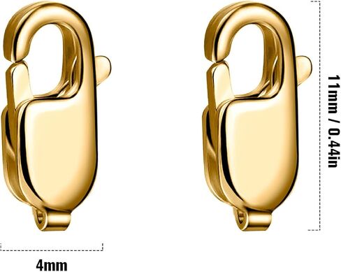 9MM Stainless Steel Lobster Clasps Bulk for Jewelry Making, 20PCS 316 Stainless Steel Lobster Claw Clasps Bulk for DIY Craft Necklace Bracelet Jewelry Making in Saudi Arabia