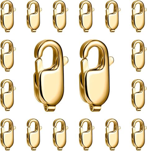 9MM Stainless Steel Lobster Clasps Bulk for Jewelry Making, 20PCS 316 Stainless Steel Lobster Claw Clasps Bulk for DIY Craft Necklace Bracelet Jewelry Making in Saudi Arabia