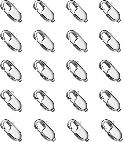 9MM Stainless Steel Lobster Clasps Bulk for Jewelry Making, 20PCS 316 Stainless Steel Lobster Claw Clasps Bulk for DIY Craft Necklace Bracelet Jewelry Making in Saudi Arabia