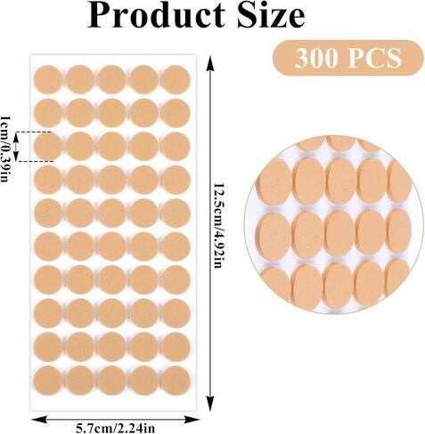 300 Pcs Earring Support Patches, Earring Covers for Sports Self-Adhesive Earlobe Lifter Patches Waterproof Ear Lobe Support Backs for Supporting Heavy Earrings in Saudi Arabia