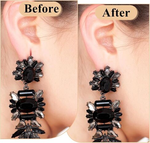 300 Pcs Earring Support Patches, Earring Covers for Sports Self-Adhesive Earlobe Lifter Patches Waterproof Ear Lobe Support Backs for Supporting Heavy Earrings in Saudi Arabia